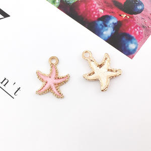 เครื่องประดับแฟชั่นน่ารักทันสมัย สไตล์เกาหลี สีชมพู ทำจากโลหะผสม รูปหยดน้ำมัน ใช้เป็นจี้ต่างหู พวงกุญแจ DIY - Product Image 3