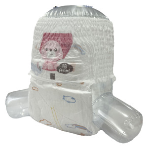 Pañales para Bebé con Diseño de Oso, Suaves y Desechables, para Recién Nacidos, Superficie Seca, Protección Contra Fugas, 3 Capas - Product Image 1