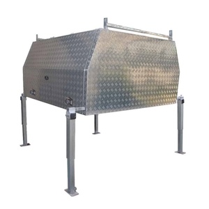 HERUI Customized Aluminum Truck UTE Canopy High Hood Waterproof Heavy Duty Dustproof <b>Tool</b> <b>Box</b> Powder Coated Lockable 2.5mm/3.0mm - Product Image 1