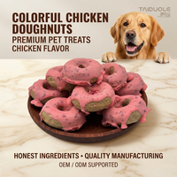 Friandises pour chiens en forme de beignets, personnalisables OEM/ODM avec logo, riches en protéines, naturelles et saines, certifiées BRC, pour toutes les races – Direct Usine