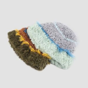 Chapeau Bob Tricoté Femme Hiver Chaud Nouveau Design Grande Taille Épais en Fourrure Douce et Moelleuse pour Voyage - Product Image 2