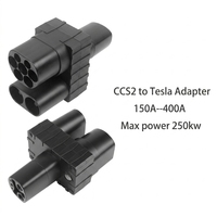 Nouvel adaptateur de charge CC pour véhicules électriques Tesla, connecteur EV CCS1/CCS2/Tesla, prise OEM/ODM CCS2 vers CCS1/Tesla, adapté aux voitures électriques Tesla