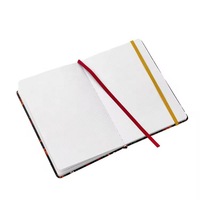 Carnet A5 à couverture rigide en gros, journal personnalisé à grille pointillée, papeterie à motif floral artistique avec bande élastique pour bureaux et écoles
