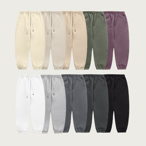 سروال رياضي من الشركة المصنعة للوزن الثقيل من صوف الخريف شعار مخصص للشتاء كاجوال بنطلون رجالي محبوك - Product Image 5