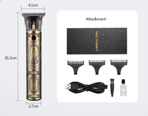 Hot Bán Cổ Điển USB Có Thể Sạc Lại <span class=keywords><strong>Moustache</strong></span> Người Đàn Ông Củ<span class=keywords><strong>a</strong></span> Điện Tóc Máy Cạo Râu Tông Đơ Không Dây - Product Image 6