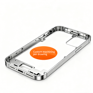 Servicios de Prototipado Rápido de Marcos para Teléfonos Móviles de Aluminio Anodizado Mecanizado por CNC Personalizado, Torneado y Fresado CNC - Product Image 2