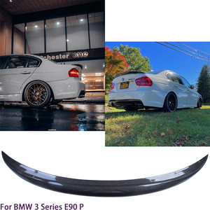 สปอยเลอร์หลังคาร์บอนไฟเบอร์ทรง P สำหรับรถ BMW ซีรีส์ 3 E90 4 ประตู/E90 M3 ปี 2004-2011 - Product Image 2