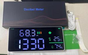 Настенный цифровой измеритель уровня шума 30-130 дБа с часами для использования дома, в школе, детской комнате, гарантия 1 год - Product Image 6