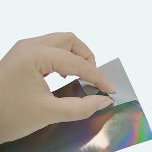 Papier d'impression d'étiquettes holographiques <span class=keywords><strong>UDV</strong></span>, autocollant vierge, étiquette destructible effet coquille d'œuf, papier holographique pour impression A4 - Product Image 5