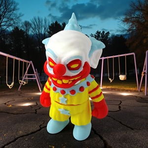 Statua di Clown Stampata in 3D, Design Originale e Divertente, Texture Realistica, Decorazione per Casa e Ufficio, Regalo per Halloween, Natale, Pasqua, in PLA - Product Image 1
