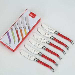 Affettatrice per Formaggio Ecologica con Lama in Acciaio Inox e Manico in Plastica per Uso Domestico - Coltello per Formaggio Laguiole - Product Image 2