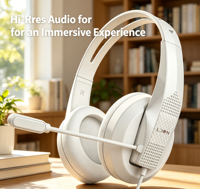 Headset Gaming Berkabel LDON 520 Desain Over-ear Suara Surround Konstruksi Logam Pencahayaan RGB Kelas Audiophile Mendukung Kustomisasi
