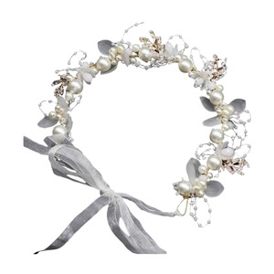 <span class=keywords><strong>Mori</strong></span> rose couronne bandeau fleur bandeau fleur couronne perle bandeau marié<span class=keywords><strong>e</strong></span> couronne style européen couvre-chef pour enfants - Product Image 2