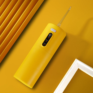 Hilo dental eléctrico con tecnología de pulso, dispositivo de cuidado bucal de plástico resistente al agua, idioma operativo en inglés para uso doméstico - Product Image 3