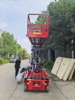 Plateforme élévatrice à ciseaux hydraulique MECHPRO MP0810, électrique, autopropulsée, hauteur de plateforme 8 m, hauteur de travail 10 m, acier allié, alimentée par batterie