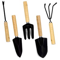 Ensemble d'outils horticoles Ensemble d'outils de jardin Ciseaux Lit de fleurs Jardin potager Kit d'outils de jardin floral extérieur 9 pièces