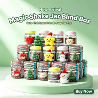 Vente en gros de jeux de société personnalisés, pots magiques anti-stress, peluches de Noël (sapin, pomme, bonhomme de neige), cadeaux de Noël extensibles à l'eau