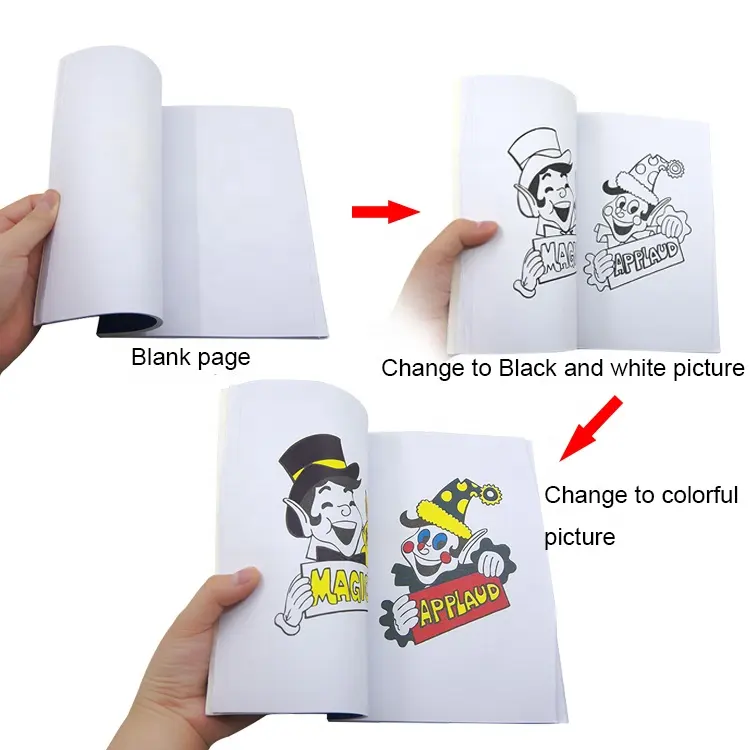 Amazing Size L Magic Cartoon books Tricks Toy for Kids Party