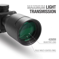 Lunette de visée professionnelle TYPHON LPVO 2-10x40 SFP HD |   Boîtier en alliage d'aluminium |   Étanche et antichoc |   Activité de plein air