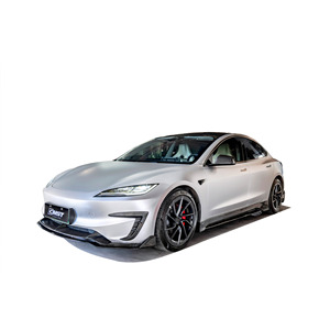 Kit carrosserie en fibre de carbone pour <span class=keywords><strong>Tesla</strong></span> Model 3 <span class=keywords><strong>Performance</strong></span> Highland, lèvre avant, diffuseur arrière, canards avant, lifting - Product Image 5