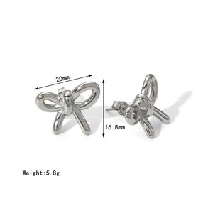 Fashion Earrings Wholesale Bulk Top-rated Ready to Ship Inventory Unique <b>Confirmation</b> <b>Gift</b> for Girls Hand Set Stones - Product Image 4