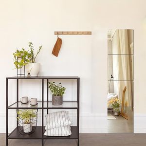 Hiện Đại Acrylic Gương Tường Tự Dính Không Khung Nhỏ Gương Gạch Thân Thiện Với Môi Linh Hoạt Nhựa Gương Tấm Cho Phòng Ngủ - Product Image 4