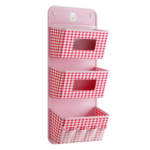 Bolsa de almacenamiento colgante con diseño de conejo para dormitorio, armario, tipo gancho, organizador de tela no tejida con ventana de malla para calcetines - Product Image 2