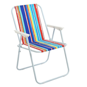 Chaise <span class=keywords><strong>de</strong></span> plage pliable <span class=keywords><strong>de</strong></span> plage d'été <span class=keywords><strong>de</strong></span> luxe bon marché portative <span class=keywords><strong>de</strong></span> nouveau design avec l'accoudoir - Product Image 1