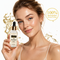 Sérum pour le visage en or 24 carats, essence d'acide hyaluronique, anti-âge, collagène raffermissant, éclaircissant, soin coréen pour la peau