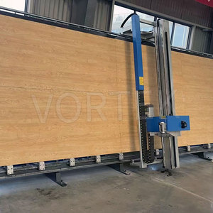 Scie à panneaux verticale automatique professionnelle industrielle PM6020A pour le travail du bois, la découpe et le rainurage du MDF et du contreplaqué - Product Image 1