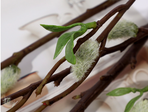 Grand Saule Blanc Artificiel 'Big Bud Pussy Willow' Grande Taille pour Composition Florale <span class=keywords><strong>de</strong></span> Mariage, Écologique et Durable pour Aménagement Paysager - Product Image 3