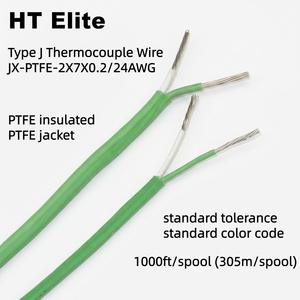 Cavo di Compensazione per Termocoppie Industriale HT Elite, Tipo K/J/E/N/S, Isolato in PVC, con Cavo di Prolunga - Product Image 1