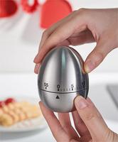 Kreativer Edelstahl-Timer Ei-Timer Mechanischer Erinnerungs-Countdown Küchen-Gadget