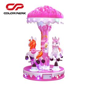 <b>Amusement</b> Game <b>Machines</b> New Indoor <b>Amusement</b> Park Kids Carousel Arcade <b>Machine</b> Coin Operated Kids Deluxe 3 Player Carousel - Product Image 6