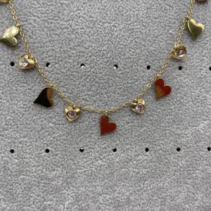 Grand ensemble De bijoux en or plaqué or, boucles d'oreilles en forme De cœur, collier De mariage - Product Image 6