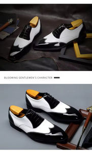 Chaussures habillées en cuir véritable de qualité supérieure pour hommes, à enfiler, pour les entretiens d'embauche, mocassins - Product Image 5