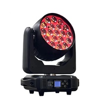 Projecteur LED mobile robuste 19*15W RGBW avec zoom DMX512 MAC IP65 activé par le son pour Aura/KTV/Clubs/Événements/DJ