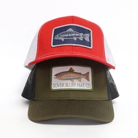 Casquette Trucker 112 pour Hommes, Style Vintage Américain, avec Dos en Maille Respirante, Réglable, Patch Personnalisé, pour la Pêche en Extérieur, Vente en Gros