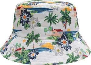 หมวกทรงบัคเก็ตสำหรับผู้ชายและผู้หญิง, หมวกทรงถังพิมพ์ลายน่ารักใส่ได้ทั้งชายและหญิงหมวกชาวประมงเดินทางช่วงฤดูร้อน - Product Image 6