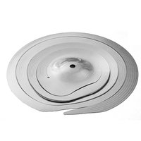 New Arrival Professional Silver Mosquito Coil China Cymbal Spiral Wave Silent Crash Durable Alloy Percussion Instrument Quiet