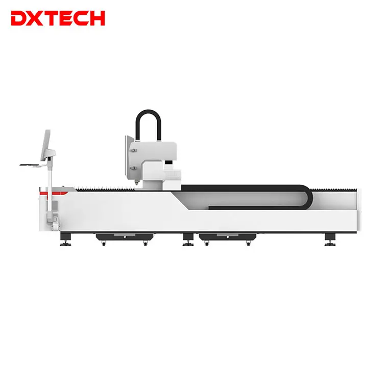 Dxtech pemotong laser serat IPG 1530 3KW, paling laris Model untuk aluminium 12mm