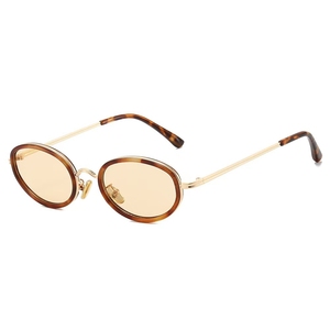 Gafas de Sol de Moda para Mujer, Diseño Ovalado <span class=keywords><strong>Mini</strong></span>, Marco Metálico, Protección UV400, para Primavera/Verano 2026, Ideales para Uso Diario, Conducir y Viajar - Product Image 6