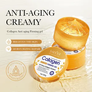 Custom Logo Collagen Natural Brighten Repair Face Skin Care Organic Anti Wrinkle Moisturizing Anti Aging Firming Gel