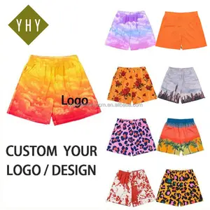 Custom Logo Workout Polyester 5 Inch Inseam Anime Double Layer Sweat Unisex Sports Basketball Mens Gym Mesh Shorts With Pocket