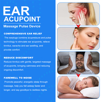 South Moon 1 paire Silicone Oreille Acupoint Massage Pulse Device Soulagement des acouphènes Éliminant le bruit Oreilles Bouchons d'oreilles apaisants pour le sommeil
