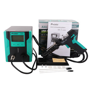 Station de dessoudage LCD ProsKit SS-331 90W avec affichage numérique, température réglable, pistolet à souder avec embouts et support - Product Image 1
