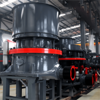 Concasseur à cône hydraulique monocylindre CS420 70-172 T/H 90 kW pour le concassage du granit et de la pierre de rivière en carrière