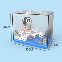 PUNGROW bloc de construction ensemble créatif 3D pingouin Pixel boîte modèle Cube Puzzle moderne bricolage assembler des jouets éducatifs pour les enfants