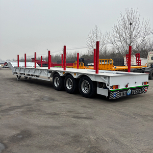 <span class=keywords><strong>Prix</strong></span> usine Semi-remorque surbaissée col de cygne pliable 60T robuste 16,6 m avec 8 verrous de torsion pour <span class=keywords><strong>transport</strong></span> de conteneurs et colonnes de hauteur réglable - Product Image 5