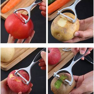 Durable Non-Slip Handle <b>Vegetable</b> Fruit Peeler Potato Peeler Built-in Potato Eye Remover for Kitchen - Product Image 5